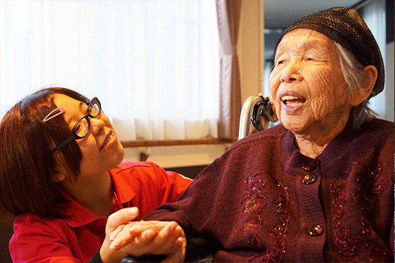 写真：三浦　由佳とご利用者様